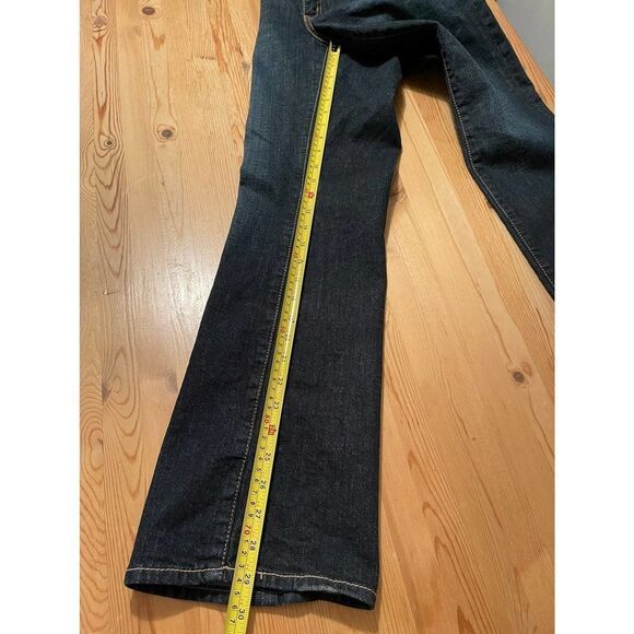 X2 Boot Cut Jeans Womens sz 2S low rise dark wash denim y2k retro - Picture 3 of 12